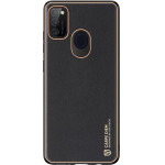 Dux Ducis Yolo elegant case made of soft TPU and PU leather for Samsung Galaxy M30s black - (DUX DUCIS YOLO Samsung M21/M30S black)