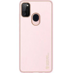 Dux Ducis Yolo elegant case made of soft TPU and PU leather for Samsung Galaxy M30s pink - (DUX DUCIS YOLO Samsung M21/M30S pink)