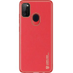 Dux Ducis Yolo elegant case made of soft TPU and PU leather for Samsung Galaxy M30s red - (DUX DUCIS YOLO Samsung M21/M30S red)