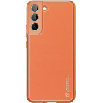 Dux Ducis Yolo elegant cover made of ecological leather for Samsung Galaxy S22 + (S22 Plus) orange - (Dux Ducis Yolo Samsung S22 Plus Orange)