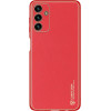 Dux Ducis Yolo elegant cover made of ecological leather for Samsung Galaxy A13 5G red - (Dux Ducis Yolo Samsung A13 5G Red)