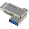 Goodram Flash Drive 16GB USB 3.2 Gen 1 USB / USB C OTG ODA3 - Silver - (ODA3-0160S0R11)