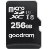 Goodram Microcard 256 GB micro SD XC UHS-I class 10 memory card, SD adapter - (M1AA-2560R12)