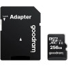 Goodram Microcard 256 GB micro SD XC UHS-I class 10 memory card, SD adapter - (M1AA-2560R12)