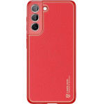 Dux Ducis Yolo elegant cover made of ecological leather for Samsung Galaxy S22 + (S22 Plus) red - (Dux Ducis Yolo Samsung S22 Plus Red)