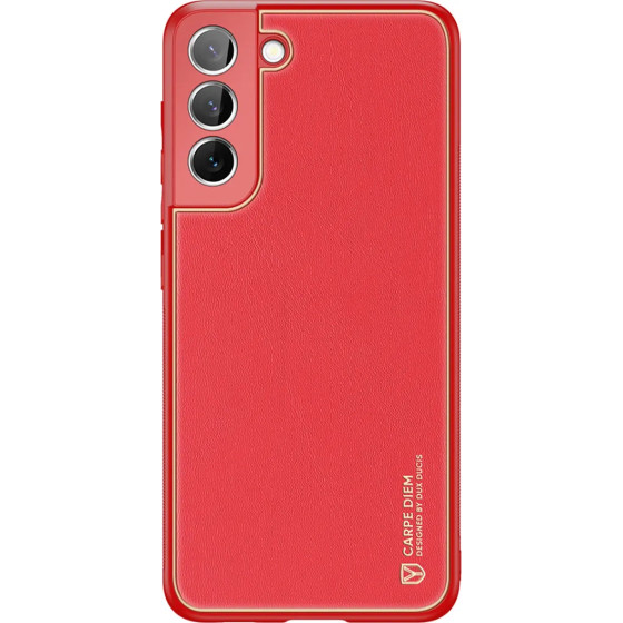 Dux Ducis Yolo elegant cover made of ecological leather for Samsung Galaxy S22 + (S22 Plus) red - (Dux Ducis Yolo Samsung S22 Plus Red)