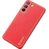 Dux Ducis Yolo elegant cover made of ecological leather for Samsung Galaxy S22 + (S22 Plus) red - (Dux Ducis Yolo Samsung S22 Plus Red)