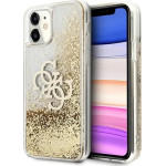 Guess 4G Big Liquid Glitter case for iPhone 11 6.1 / Xr - gold - (GUE001261-0)