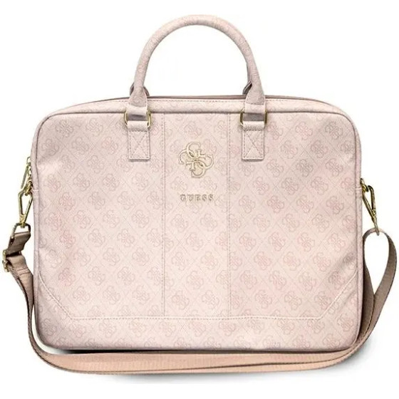 Guess 4G Big Logo bag for a 16'' laptop - pink - (GUE001405-0)