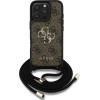 Guess 4G Big Logo Cord Stap Crossbody Case for iPhone 16 Pro Brown - (GUE004457-0)
