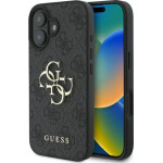 Guess 4G Big Logo iPhone 16 Case - Black - (GUE003877-0)