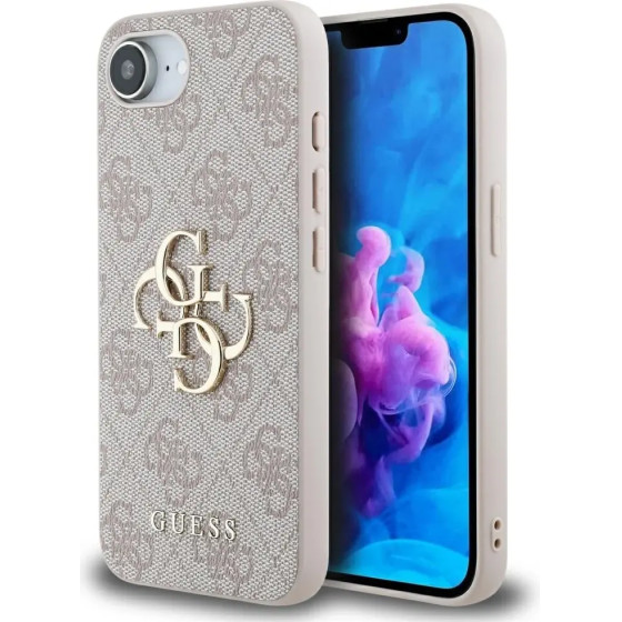 Guess 4G Big Logo iPhone 16e Case - Pink - (GUE004501-0)