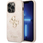 Guess 4G Big Metal Logo case for iPhone 15 Pro - pink - (GUE003069-0)