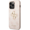 Guess 4G Big Metal Logo case for iPhone 15 Pro - pink - (GUE003069-0)