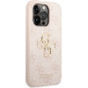 Guess 4G Big Metal Logo case for iPhone 15 Pro - pink - (GUE003069-0)