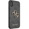 Guess 4G Big Metal Logo iPhone X/XS Case - Gray - (GUE002667-0)