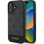 Guess 4G Bottom Stripe Case for iPhone 16 Plus 6.7 - Gray - (GUE003789-0)