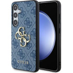 Guess 4G Big Metal Logo case for Samsung Galaxy S24+ - blue - (GUE003630-0)