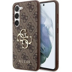Guess 4G Big Metal Logo case for Samsung Galaxy S24 - brown - (GUE003556-0)