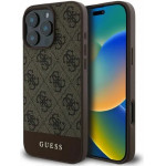 Guess 4G Bottom Stripe case for iPhone 16 Pro - brown - (GUE003786-0)