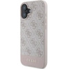 Guess 4G Bottom Stripe iPhone 16 Case - Pink - (GUE003792-0)