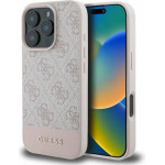 Guess 4G Bottom Stripe iPhone 16 Pro Case - Pink - (GUE003794-0)