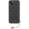 Guess 4G Charms Collection case for iPhone 15 Plus - gray - (GUE003313-0)