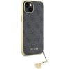 Guess 4G Charms Collection case for iPhone 15 Plus - gray - (GUE003313-0)