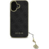 Guess 4G Charms Collection case for iPhone 16 - black - (GUE004142-0)