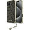 Guess 4G Charms Collection case for iPhone 16 - brown - (GUE004138-0)