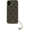 Guess 4G Charms Collection case for iPhone 16 - brown - (GUE004138-0)