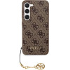 Guess 4G Charms Collection case for Samsung Galaxy A35 - brown - (GUE003726-0)