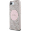 Guess 4G Circle Classic Logo MagSafe case for iPhone 16e - pink - (GUE004481-0)