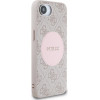 Guess 4G Circle Classic Logo MagSafe case for iPhone 16e - pink - (GUE004481-0)