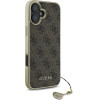 Guess 4G Charms Collection iPhone 16 Plus Case - Brown - (GUE004139-0)