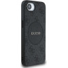 Guess 4G Circle Classic Logo MagSafe case for iPhone 16e - black - (GUE004479-0)