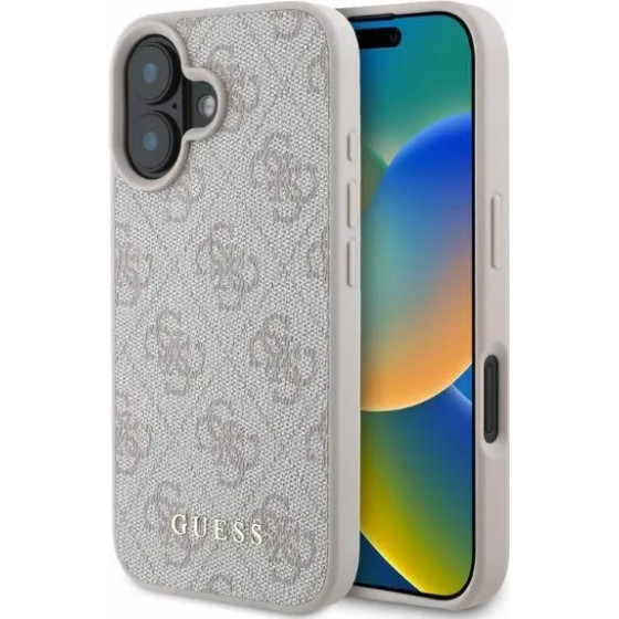 Guess 4G Classic iPhone 16 Case - Pink - (GUE003833-0)