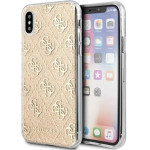 Guess 4G Glitter iPhone X/Xs Case - Gold - (GUE000629-0)