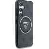 Guess 4G Glitter Triangle Buttons MagSafe case for Samsung Galaxy S25 black - (GUE004319-0)