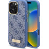 Guess 4G Logo Plate MagSafe Case for iPhone 16 Pro - Blue - (GUE004018-0)