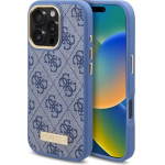 Guess 4G Logo Plate MagSafe Case for iPhone 16 Pro - Blue - (GUE004018-0)
