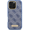 Guess 4G Logo Plate MagSafe Case for iPhone 16 Pro - Blue - (GUE004018-0)