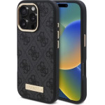Guess 4G Logo Plate MagSafe Case for iPhone 16 Pro - Black - (GUE004006-0)