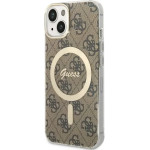 Guess 4G MagSafe case for iPhone 14 - brown - (GUE002760-0)