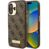 Guess 4G Logo Plate MagSafe iPhone 16 Plus Case - Brown - (GUE004009-0)