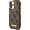 Guess 4G Logo Plate MagSafe iPhone 16 Plus Case - Brown - (GUE004009-0)