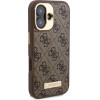 Guess 4G Logo Plate MagSafe iPhone 16 Plus Case - Brown - (GUE004009-0)