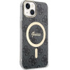 Guess 4G MagSafe case for iPhone 15 Plus / 14 Plus - black - (GUE003447-0)