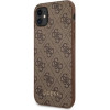 Guess 4G Metal Gold Logo Case for iPhone 11 / Xr 6.1 - Brown - (GUE002103-0)