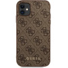 Guess 4G Metal Gold Logo Case for iPhone 11 / Xr 6.1 - Brown - (GUE002103-0)